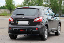 Nissan Qashqai 2007–2010 Achterbeugel AK011 Black (roestvrij staal) foto 2