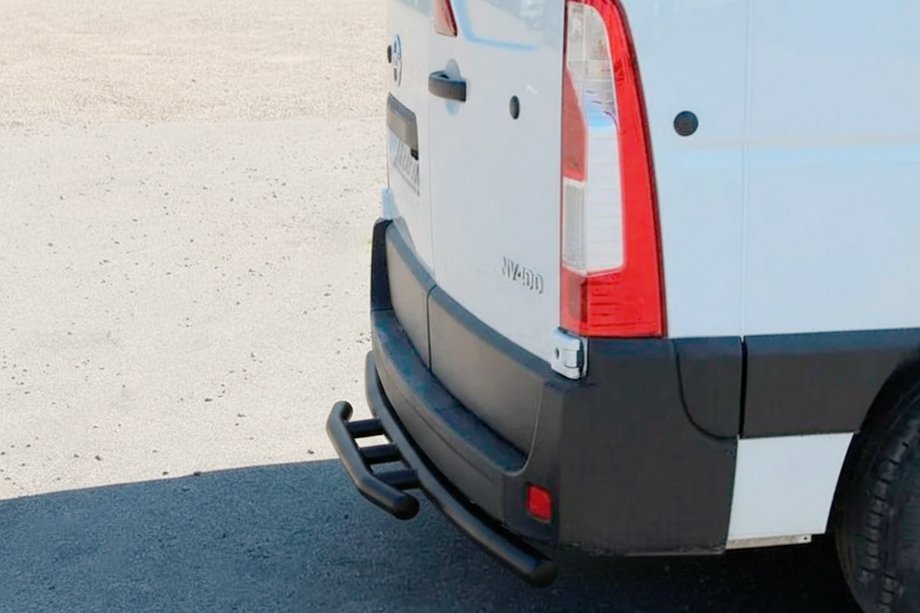 Opel Movano 2010–2021 Achterbeugel AK008 Black (roestvrij staal) Image