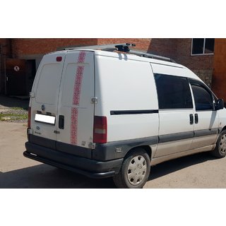 Achterbeschermbeugel AK005 Black (RVS) Fiat Scudo 1996–2007 foto 3