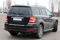 Mercedes GL-klasse X164 2006–2012 Achterbeugel AK-style Black (RVS) foto 3