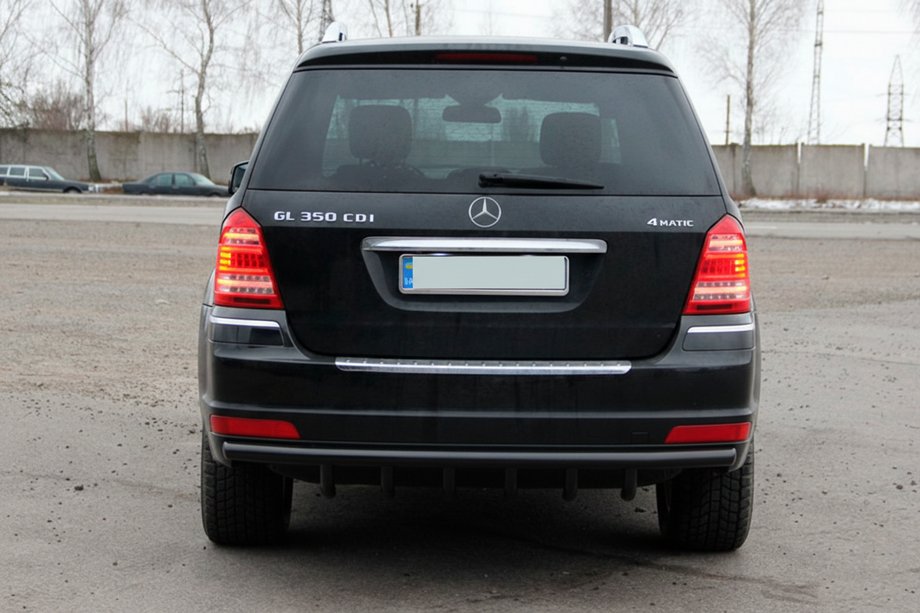 Mercedes GL-klasse X164 2006–2012 Achterbeugel AK-style Black (RVS) Image