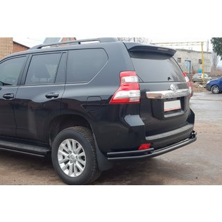 Achterbeschermbeugel AK005-2 Black (RVS) Toyota Land Cruiser Prado 150 2009–2023 foto 3