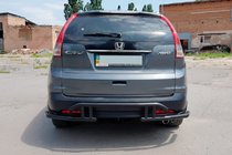 Honda CRV 2012–2016 Achterbeschermbeugel AK003-21 Black (RVS) foto 4