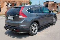 Honda CRV 2012–2016 Achterbeschermbeugel AK003-21 Black (RVS) foto 5