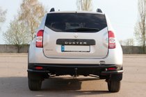 Renault Duster 2008–2017 Achterbeschermbeugel AK005-Special Black (RVS) foto 2