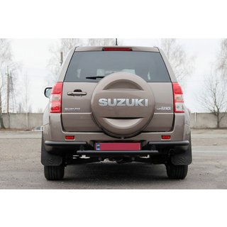 Achterbeschermbeugel AK003-2 Black (RVS) Suzuki Grand Vitara 2005–2017 foto 1