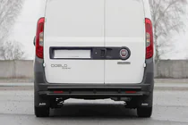 Opel Combo 2012–2018 Achterrollbar AK002/1 – Dubbel Black (RVS) foto 1
