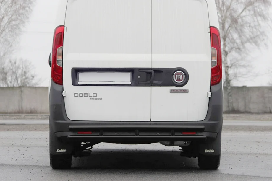 Opel Combo 2012–2018 Achterrollbar AK002/1 – Dubbel Black (RVS) Image