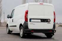 Opel Combo 2012–2018 Achterrolbeugel AK005/2-Dubbel Black (RVS) foto 2