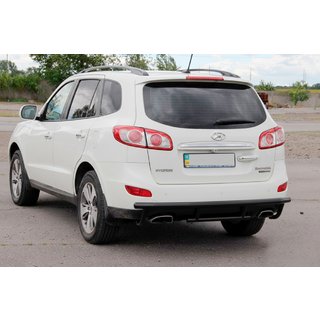 Achterbeugel AK002-2 Black (RVS) Hyundai Santa Fe 2 2006–2012 foto 3