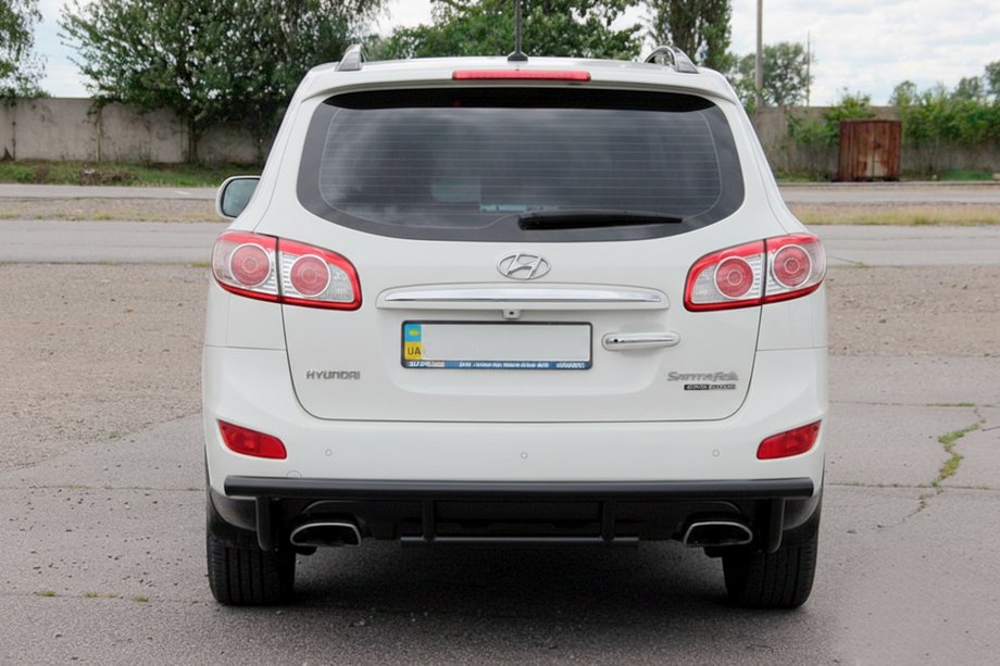 Hyundai Santa Fe 2 2006–2012 Achterbeugel AK002-2 Black (RVS) Image