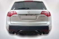 Acura MDX 2007–2013 Achterbumperbescherming B1-47 Black (RVS) foto 1