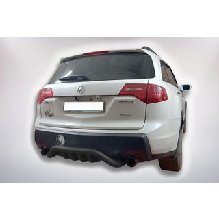 Achterbumperbescherming B1-47 Black (RVS) Acura MDX 2007–2013 foto 4
