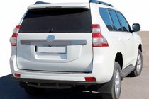 Toyota Land Cruiser Prado 150 2009–2023 Achterbeschermbeugel AK002-2v1 Black (RVS) foto 1
