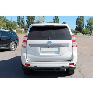 Achterbeschermbeugel AK002-2v1 Black (RVS) Toyota Land Cruiser Prado 150 2009–2023 foto 3