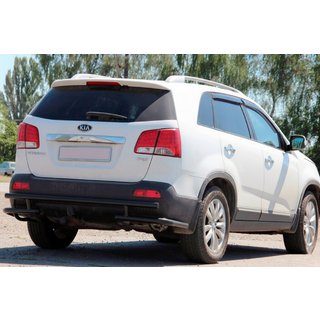 Achterbeschermbeugel AK003-2 Black (RVS) Kia Sorento II XM 2009–2014 foto 3