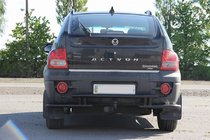 SsangYong Action 2005–2018 Achterbeschermbeugel AK005-2 Black (RVS) foto 3