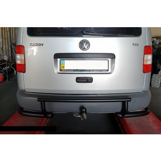 Achterbeugel AK003-3 Black (2 stuks, roestvrij staal) Volkswagen Caddy 2004–2010 foto 1