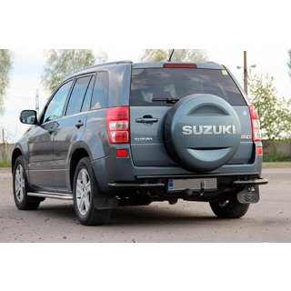 Achterbeschermbeugel AK005-3 Black (RVS) Suzuki Grand Vitara 2005–2017 foto 1