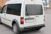 Ford Connect 2006–2009 Achterrolbeugel AK-design Black (RVS) foto 1