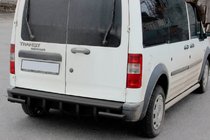 Ford Connect 2010–2013 Achterrolbeugel AK-design Black (RVS) foto 2