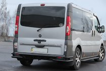 Nissan Primastar 2002–2014 Achterbeschermbeugel AK-Special Black (RVS) foto 1