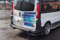 Nissan Primastar 2002–2014 Achterbeschermbeugel AK-Special Black (RVS) foto 7