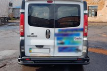Opel Vivaro 2001–2015 Achterbeschermbeugel AK-Special Black (RVS) foto 5