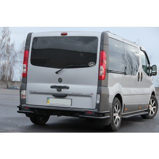 Achterbeschermbeugel AK-Special Black (RVS) Opel Vivaro 2001–2015 foto 2