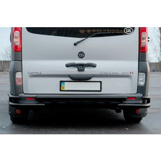 Achterbeschermbeugel AK-Special Black (RVS) Opel Vivaro 2001–2015 foto 3