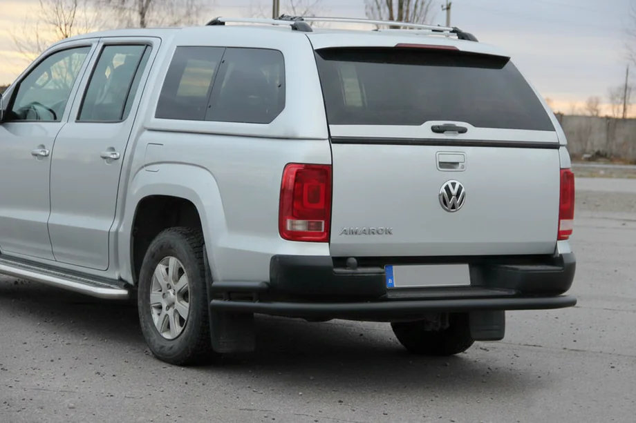 Volkswagen Amarok 2010–2022 Achterbeschermbeugel AK005-2 Black (2 st., RVS) Foto 3