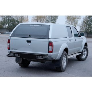 Achterbeschermbeugel AK004 Black (RVS) Nissan NP300 1999–2015 foto 3