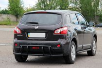 Nissan Qashqai 2010–2014 Achterbeugel AK011 Black (roestvrij staal) foto 2