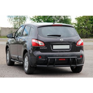 Achterbeugel AK011 Black (roestvrij staal) Nissan Qashqai 2010–2014 foto 3