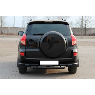 Achterbeschermbeugel AK005-2 Black (2 st., RVS) Toyota Rav 4 2006–2013 foto 2