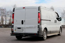 Renault Trafic 2001–2015 Achterbeschermbeugel AK003-Plus-2 Black (RVS) foto 1