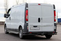 Renault Trafic 2001–2015 Achterbeschermbeugel AK003-Plus-2 Black (RVS) foto 3