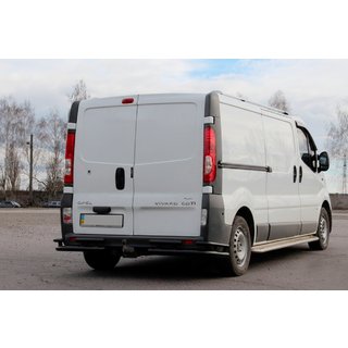 Achterbeschermbeugel AK003-Plus-2 Black (RVS) foto 1
