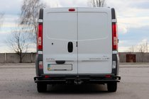 Opel Vivaro 2001–2015 Achterbeschermbeugel AK003-Plus-2 Black (RVS) foto 2