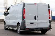 Opel Vivaro 2001–2015 Achterbeschermbeugel AK003-Plus-2 Black (RVS) foto 3
