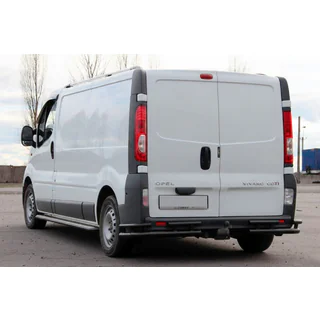 Achterbeschermbeugel AK003-Plus-2 Black (RVS) foto 3