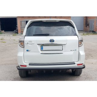 Achterbeschermbeugel AK005-15 Black (alleen voor EV, 2 stuks, RVS) Toyota Rav 4 2006–2013 foto 2
