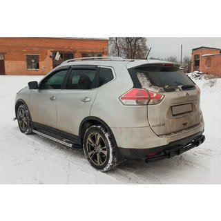 Achterbeschermbeugel NSXT.13.6.B1-08 Black (RVS) Nissan X-trail T32/Rogue 2014–2021 foto 4