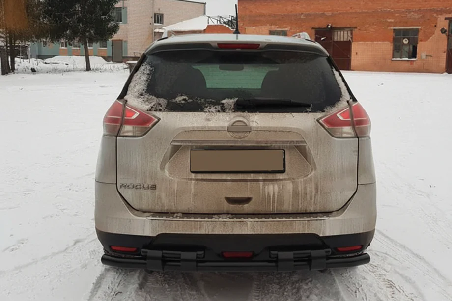 Nissan X-trail T32/Rogue 2014–2021 Achterbeschermbeugel NSXT.13.6.B1-08 Black (RVS) Foto 3