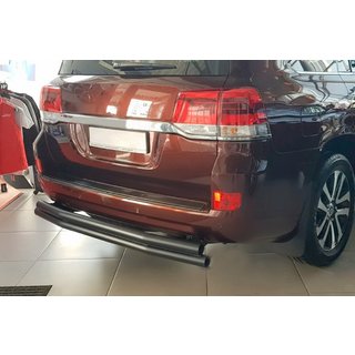 Achterbeschermbeugels AK002-double Black (2 stuks, roestvrij staal) Toyota Land Cruiser 200 2007–2021 foto 1