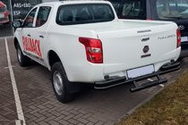 Fiat Fullback 2016– Achterbeschermbeugel AK-Special Black (RVS) foto 3