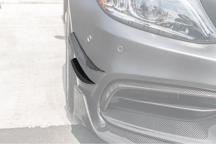 Inserts voor voorbumper (carbon) Foto 2