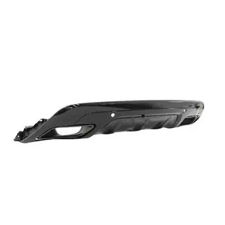 Achterbumper diffuser met uitlaatsierstukken Black foto 3