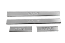 Volkswagen Golf 7/E-Golf 2012–2020 Carmos RVS buiten dorpellijsten (4 stuks) foto 1
