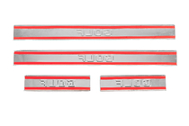 Volkswagen Golf 7/E-Golf 2012–2020 Carmos RVS buiten dorpellijsten (4 stuks) foto 4